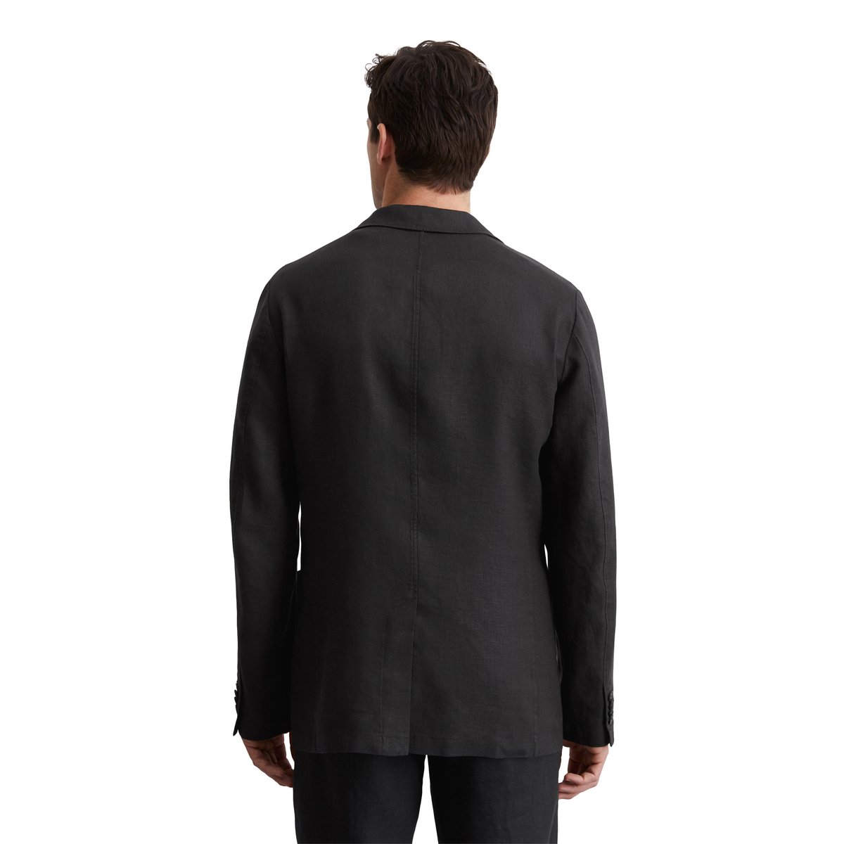 Veste en lin shaped en pur lin noir, MARC O'POLO
