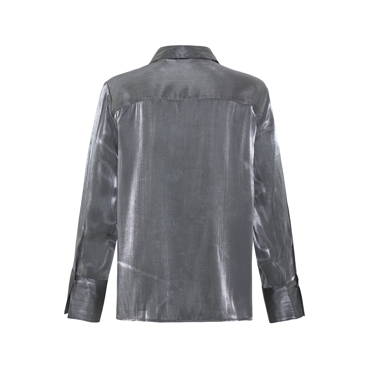 Chemise à manches longues gris smoked pearl, ICHI
