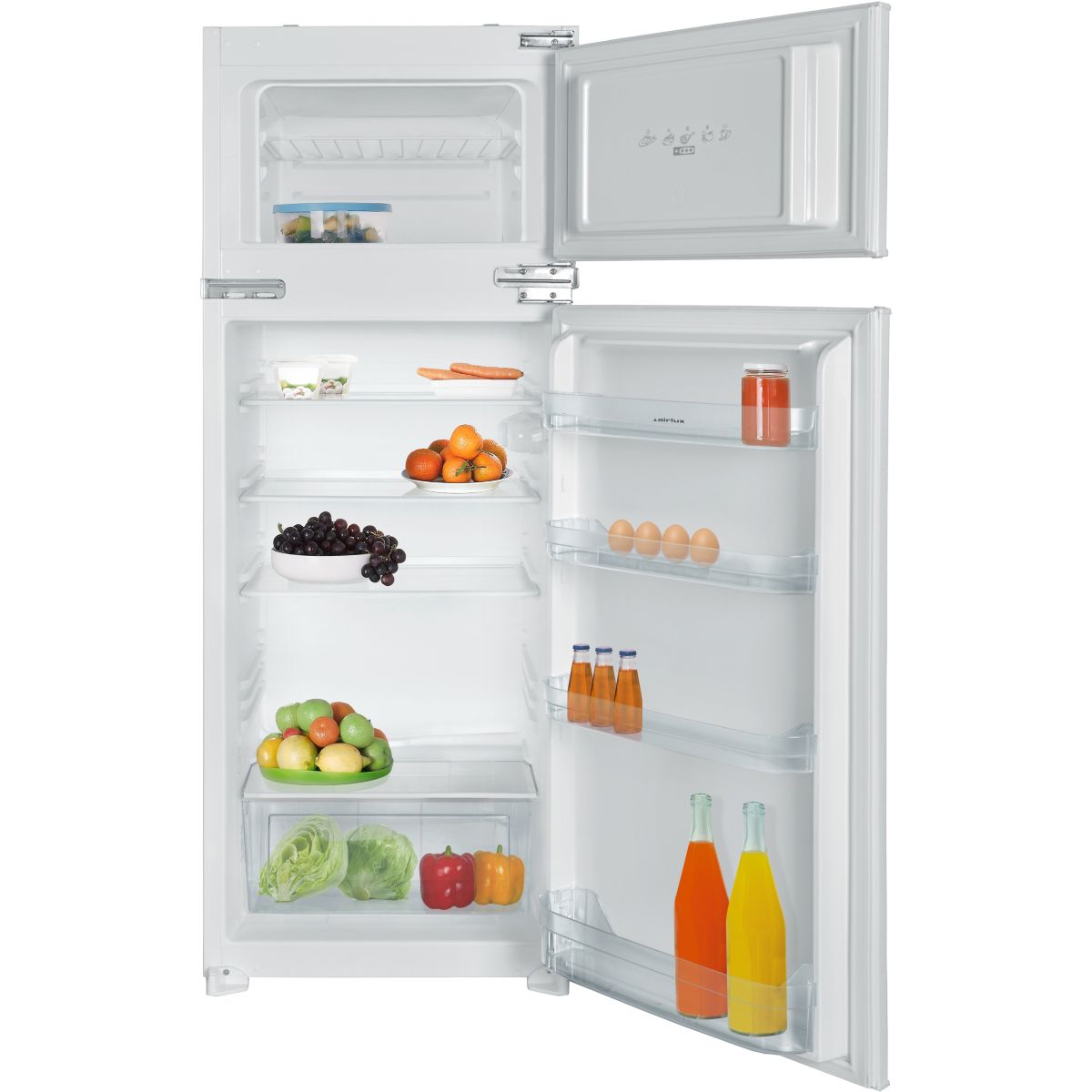 Réfrigérateur 2 portes encastrable ARI200DA 145cm intégrable, AIRLUX
