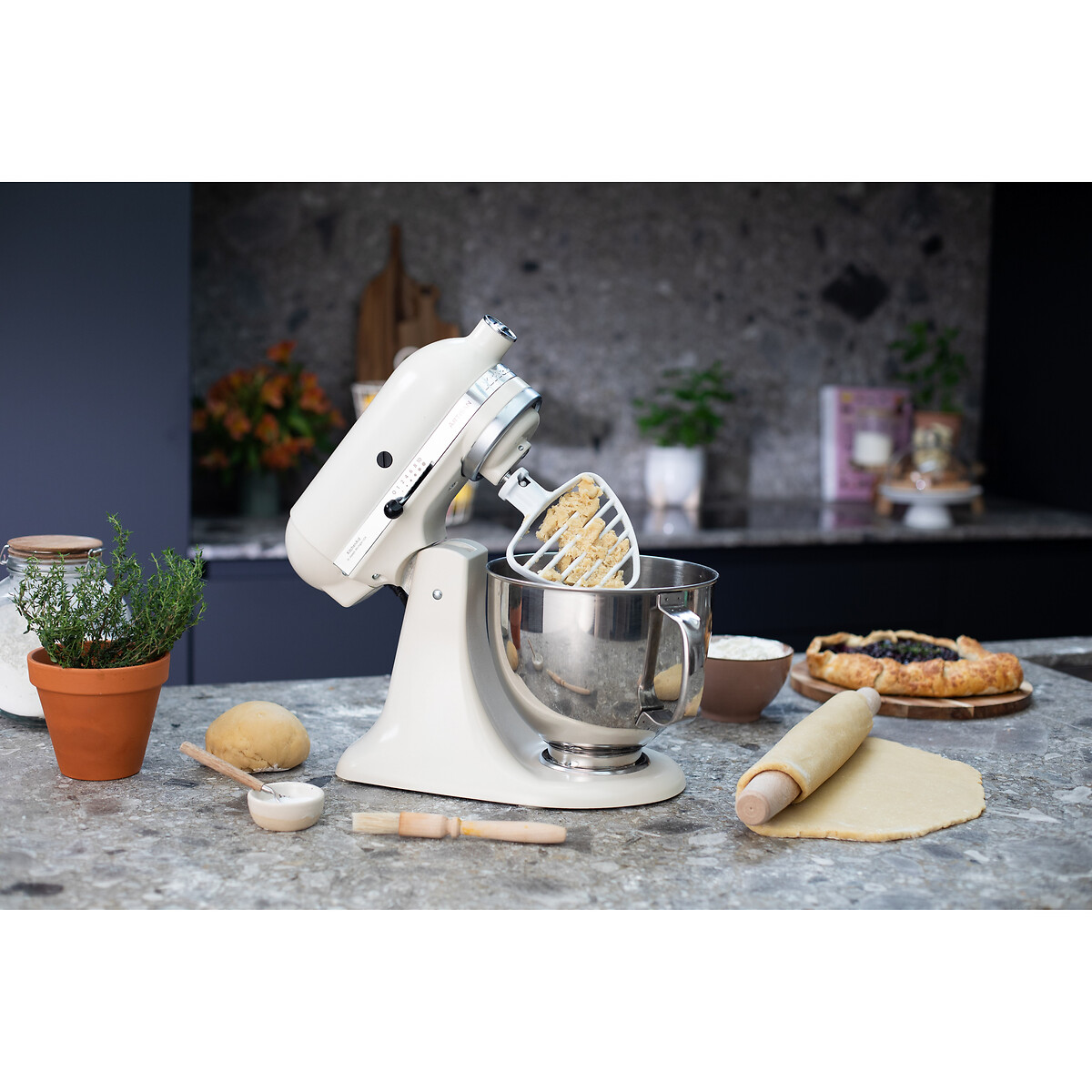 Robot pâtissier Artisan 5KSM175PSEFL lin, KITCHENAID