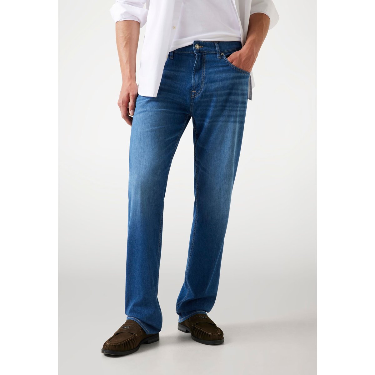 Jean Rodeo Coupe Regular bleu, GUESS
