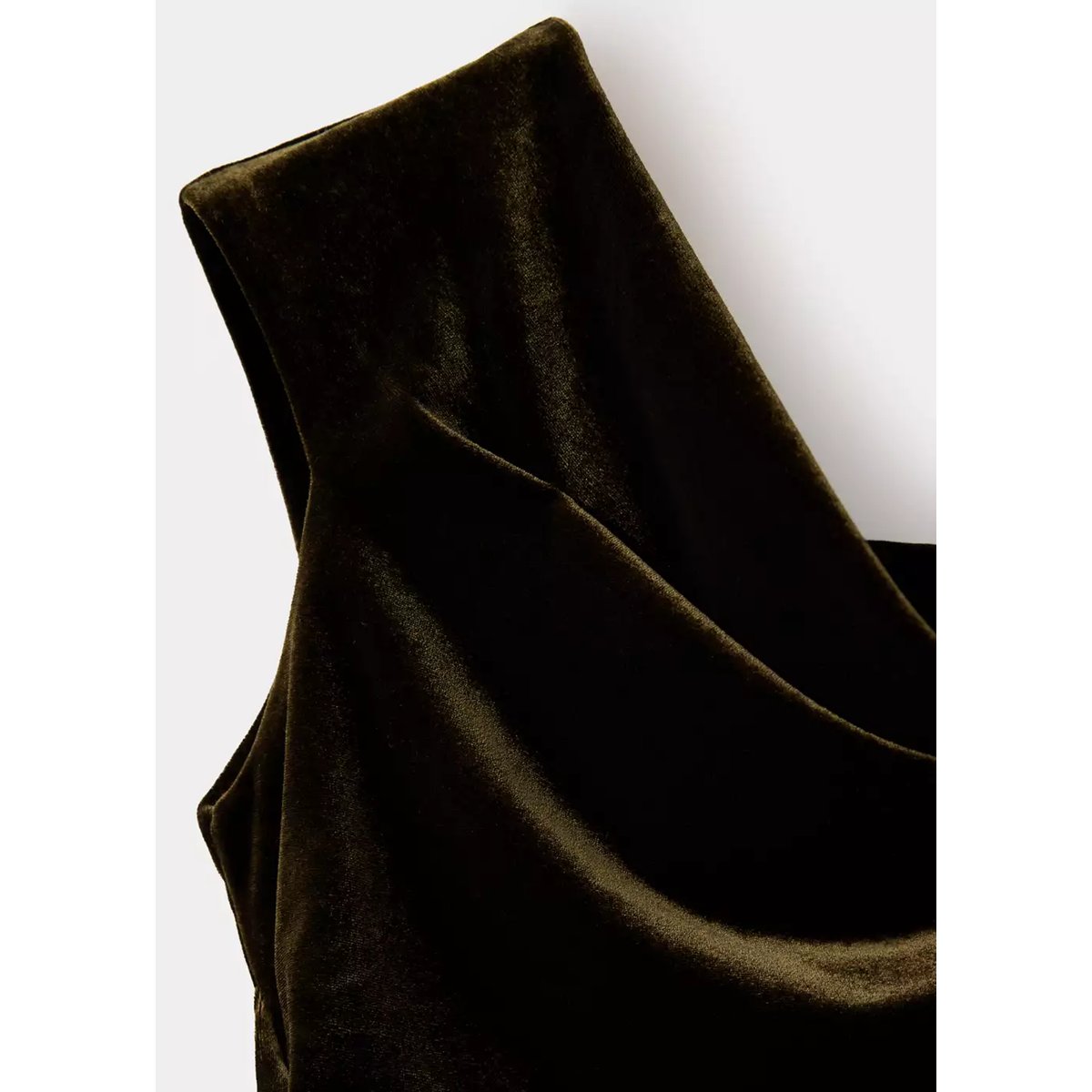 DRESS XVELU olive, MANGO