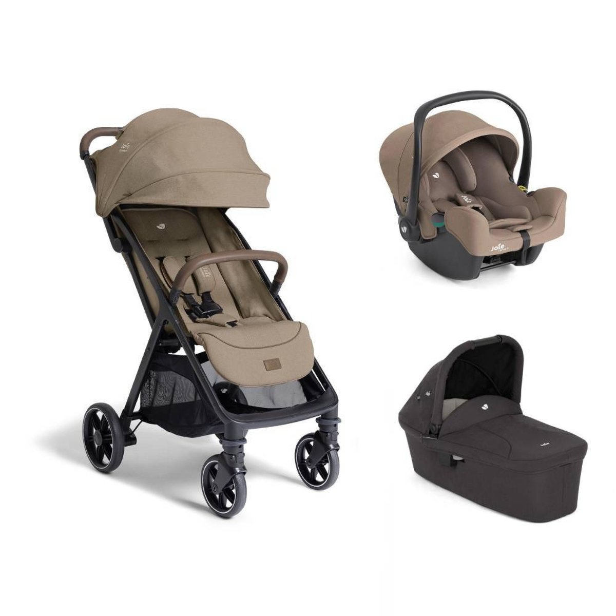 Pack poussette trio Parcel LX + i-Snug 2 beige, JOIE