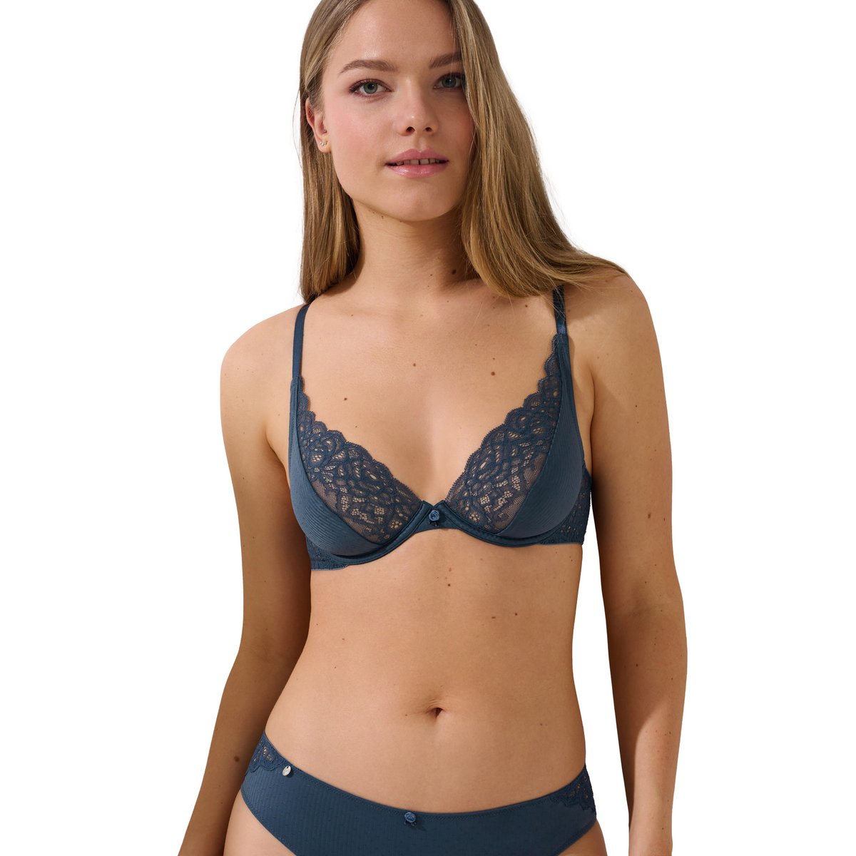 Soutien-gorge armaturé Delightful bleu, LISCA