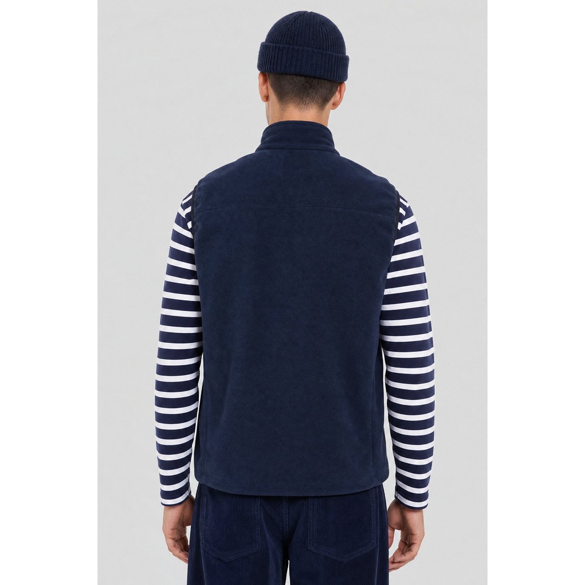 Polaire sans manche PERIA navy, BERMUDES
