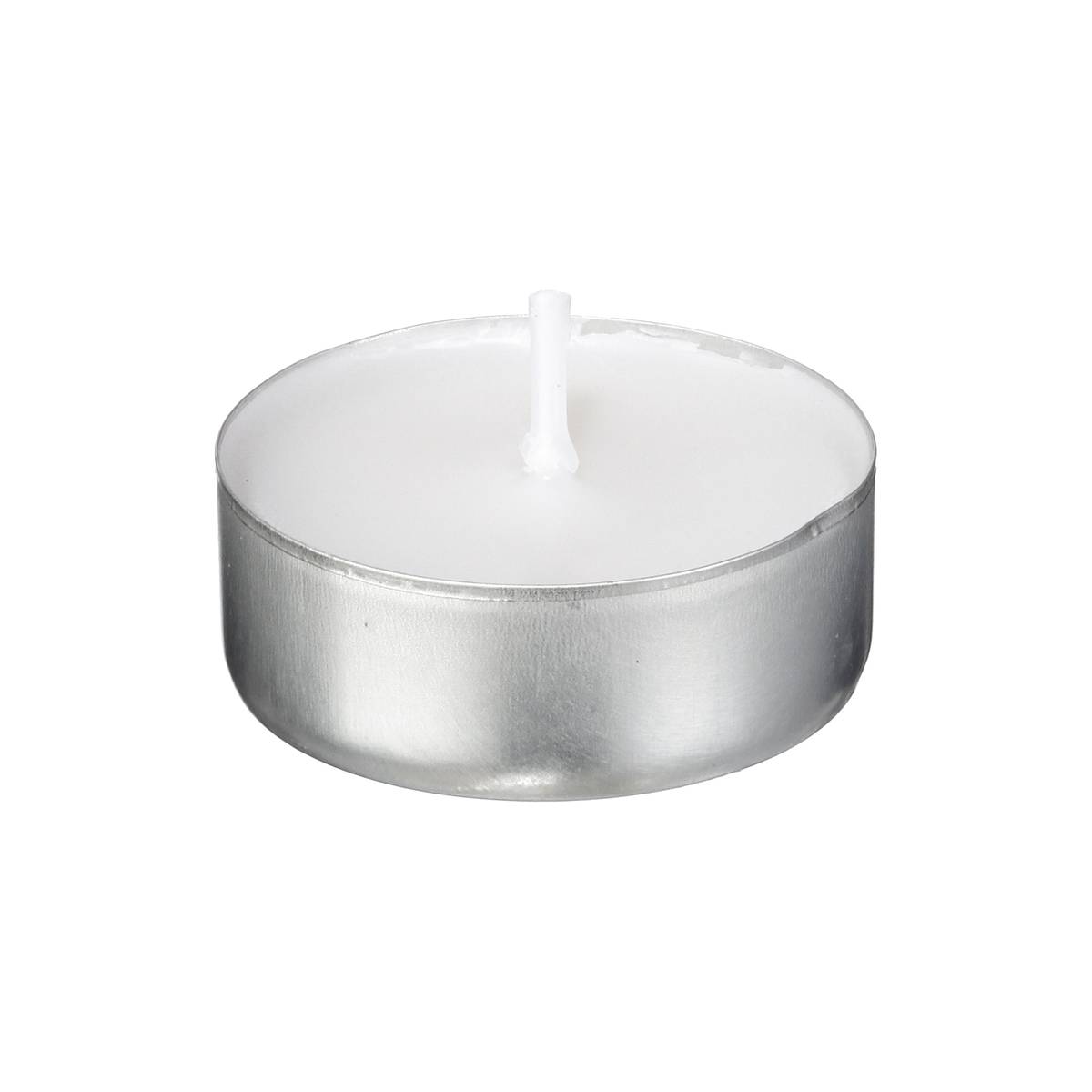 Lot de 50 bougies bâtons MANY blanc, ATMOSPHERA