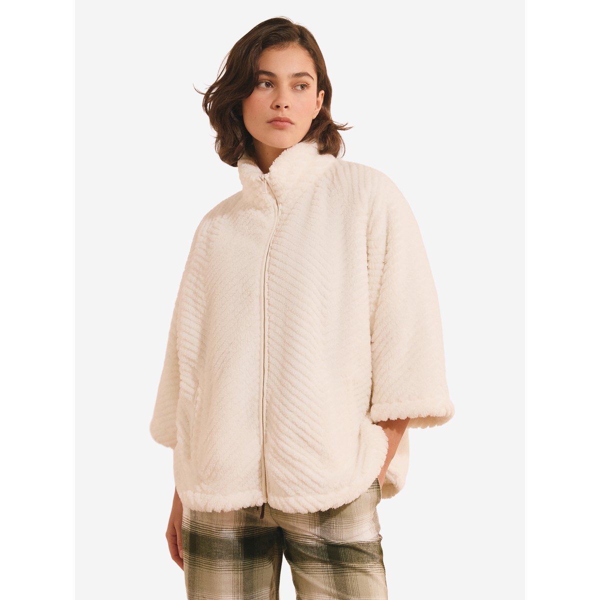 Veste manches 3/4 HESTIE ecru, ETAM