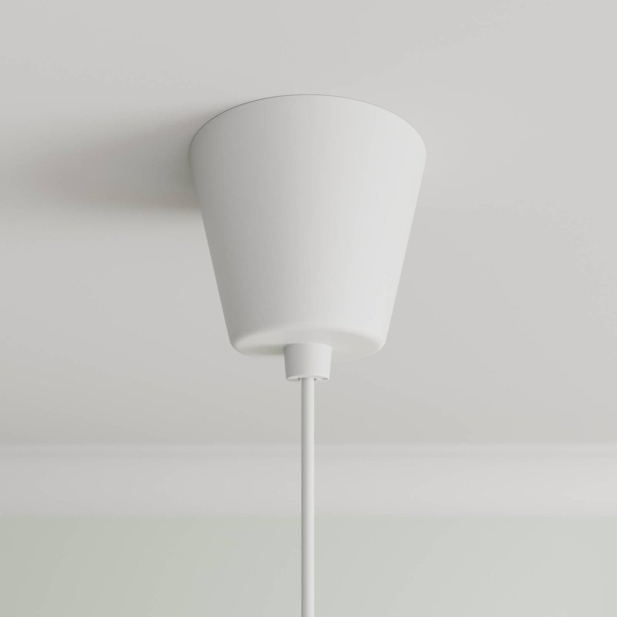 Suspension en textile moderne, Simaria blanc, LINDBY
