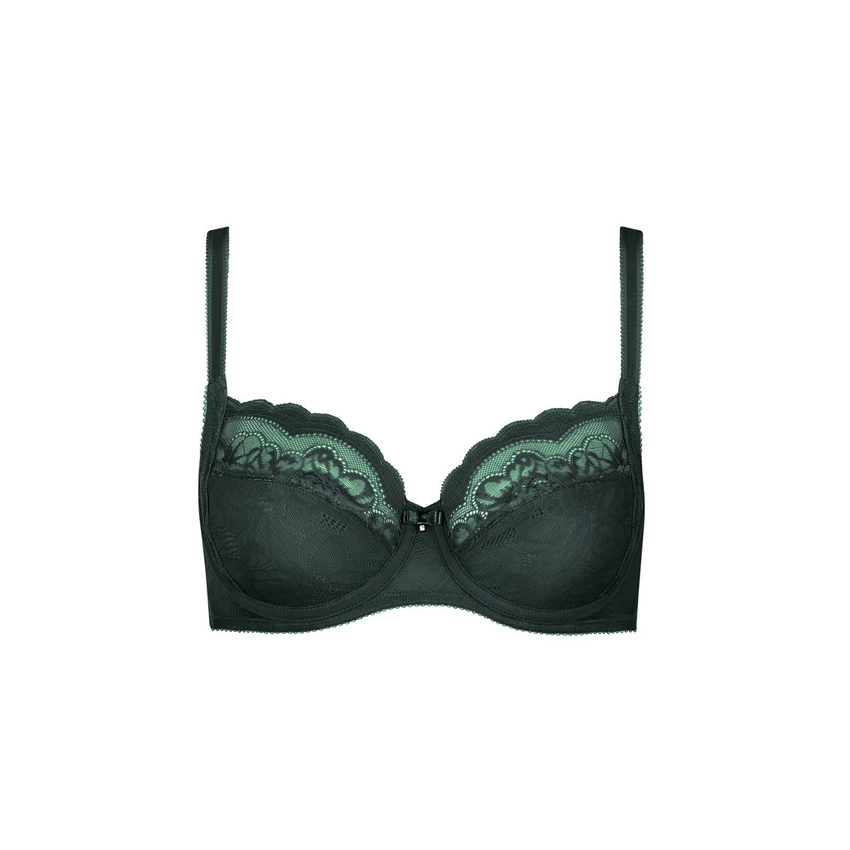 Soutien-gorge armaturé EVELYN B à E vert, LISCA