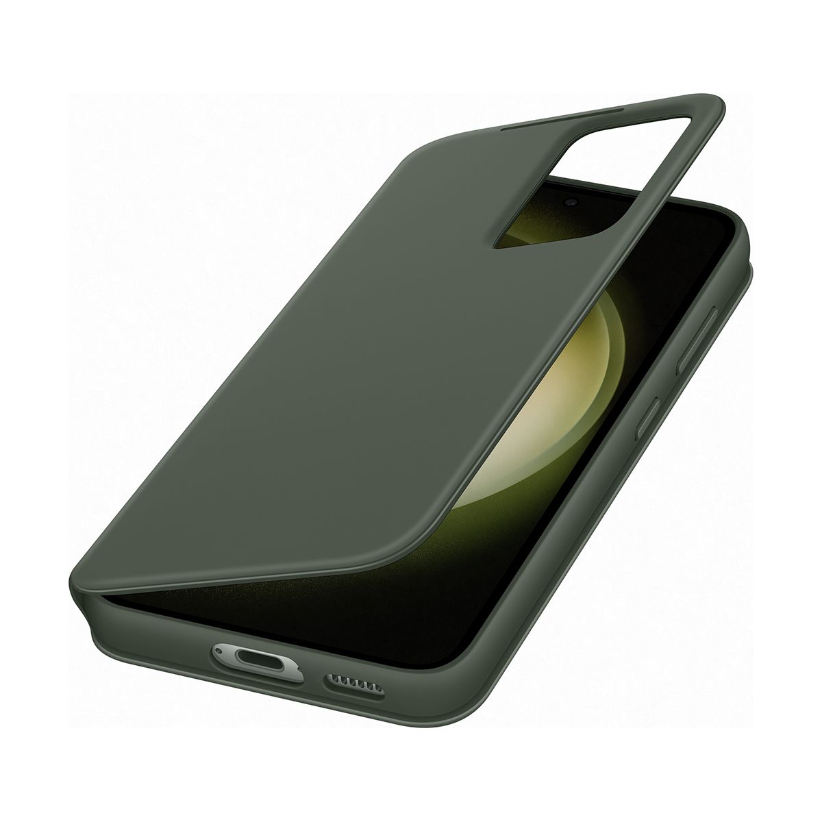 Etui S23 Smart View porte-carte Khaki kaki, SAMSUNG