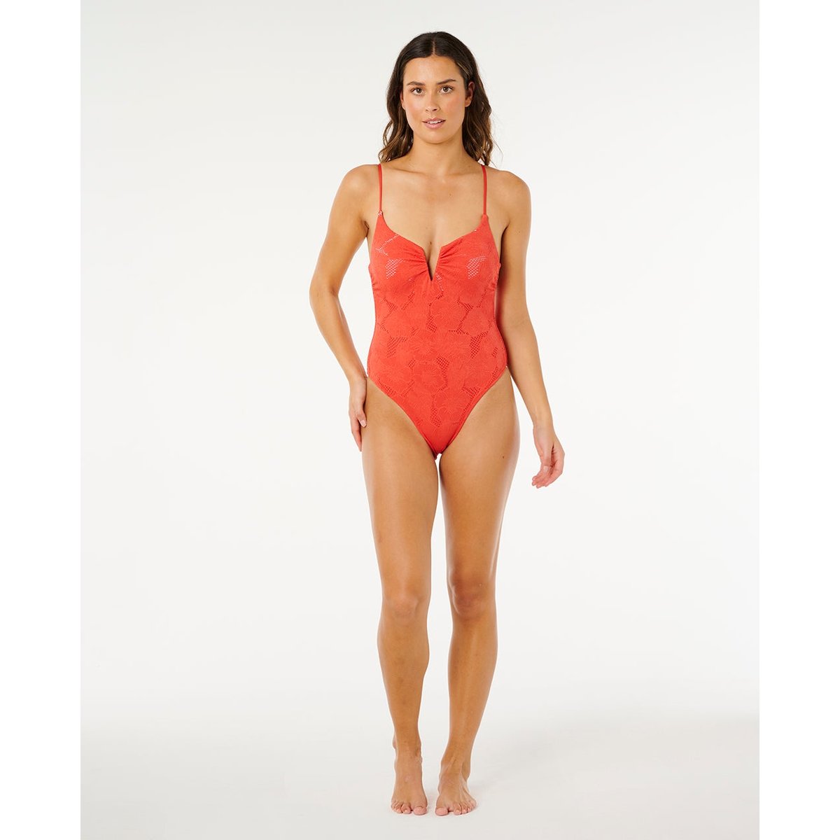 Maillot une pièce V Wire multi-fit Oasis rouge, RIP CURL