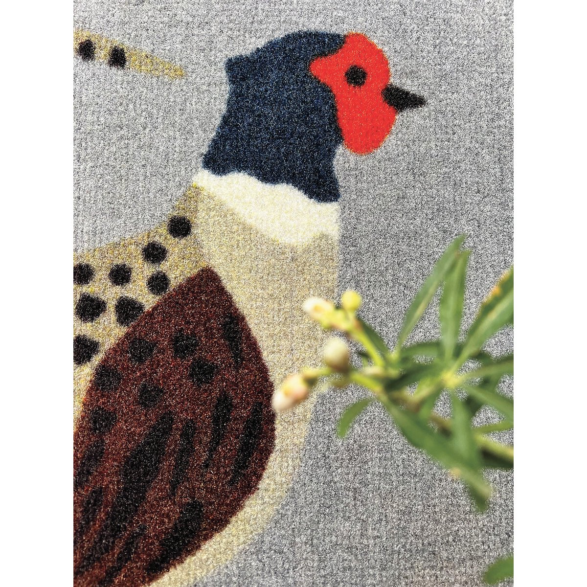 Pheasant Doormat grey, MY MAT