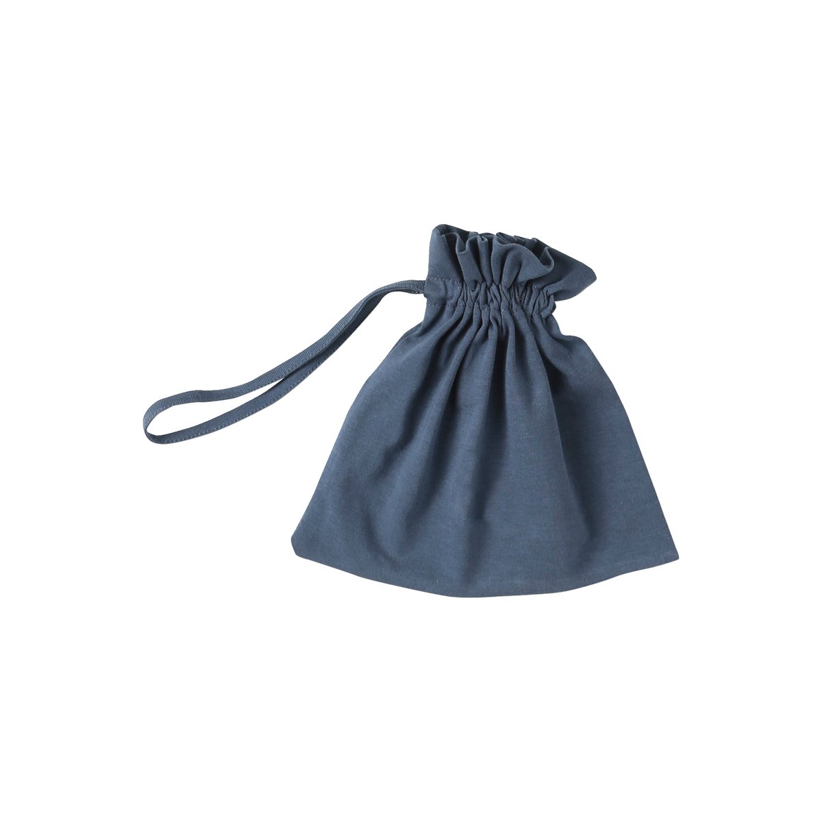Ensemble bonnet, moufles et chaussons bébé naissance et son sac assorti bleu jean, VERTBAUDET