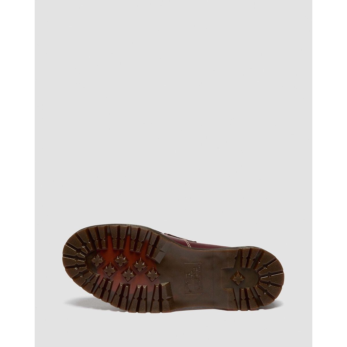 Mocassins Adrian Ben Tassel en cuir Orleans rouge, DR. MARTENS