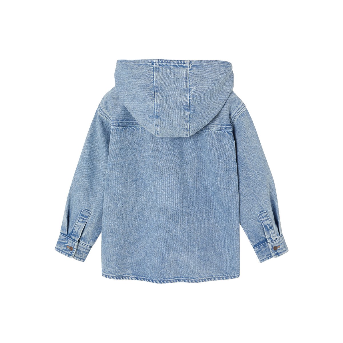 Chemise en denim double stone, VERTBAUDET
