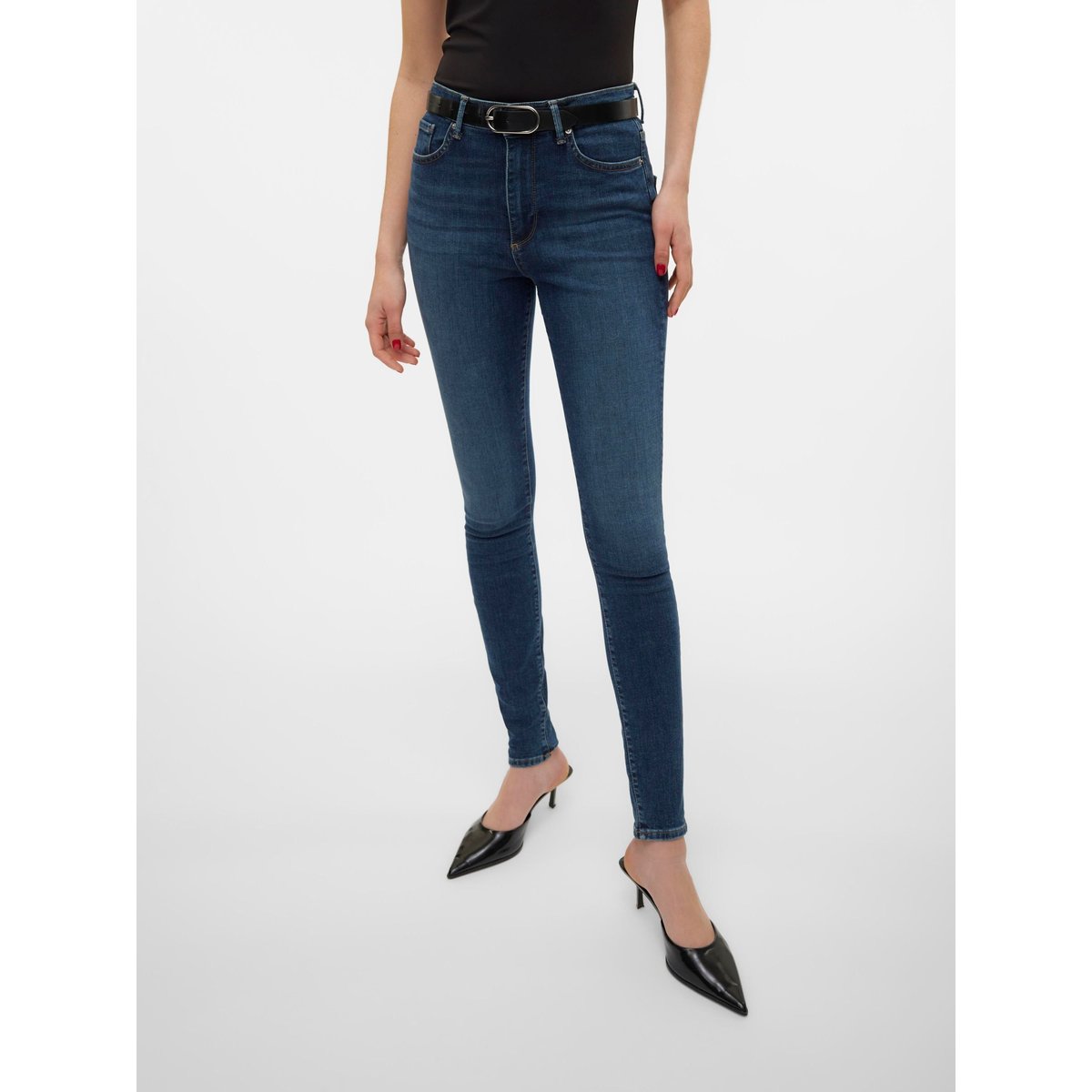 Jean Skinny dark blue denim, VERO MODA