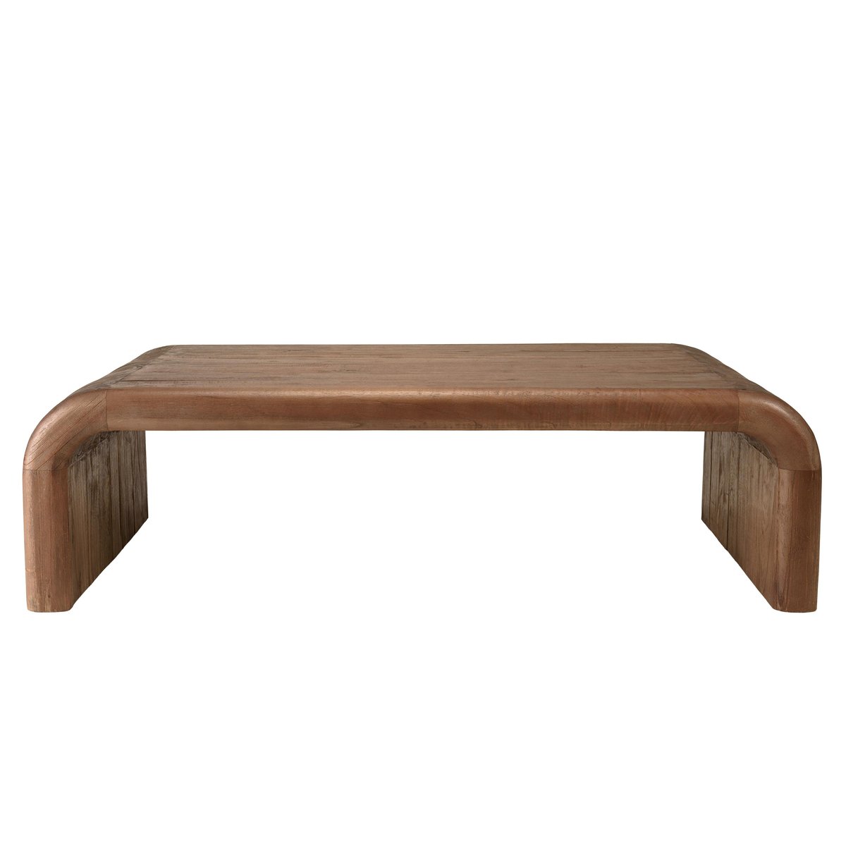 Table basse épurée en bois de mindi ARCUS bois naturel, PIER IMPORT