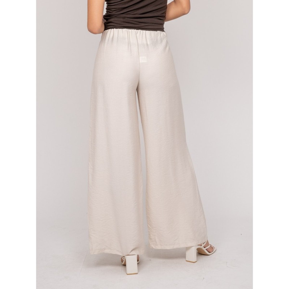 Pantalon Fluide Ejordie ecru, DONA LISA