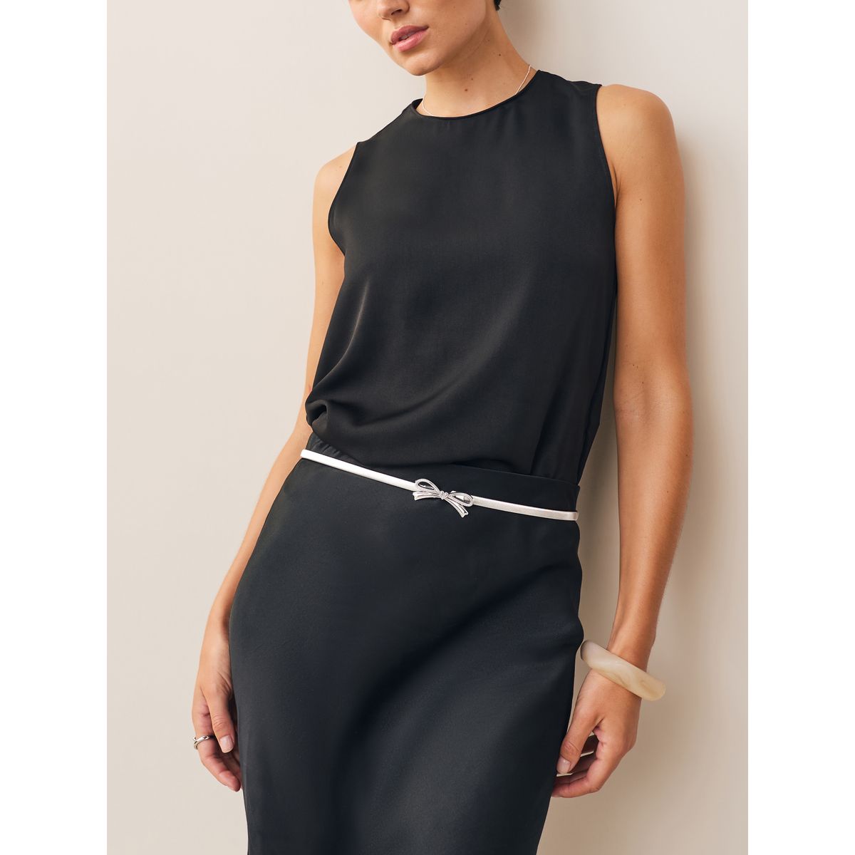 Ceinture stretch fine arc d'argent, NEXT
