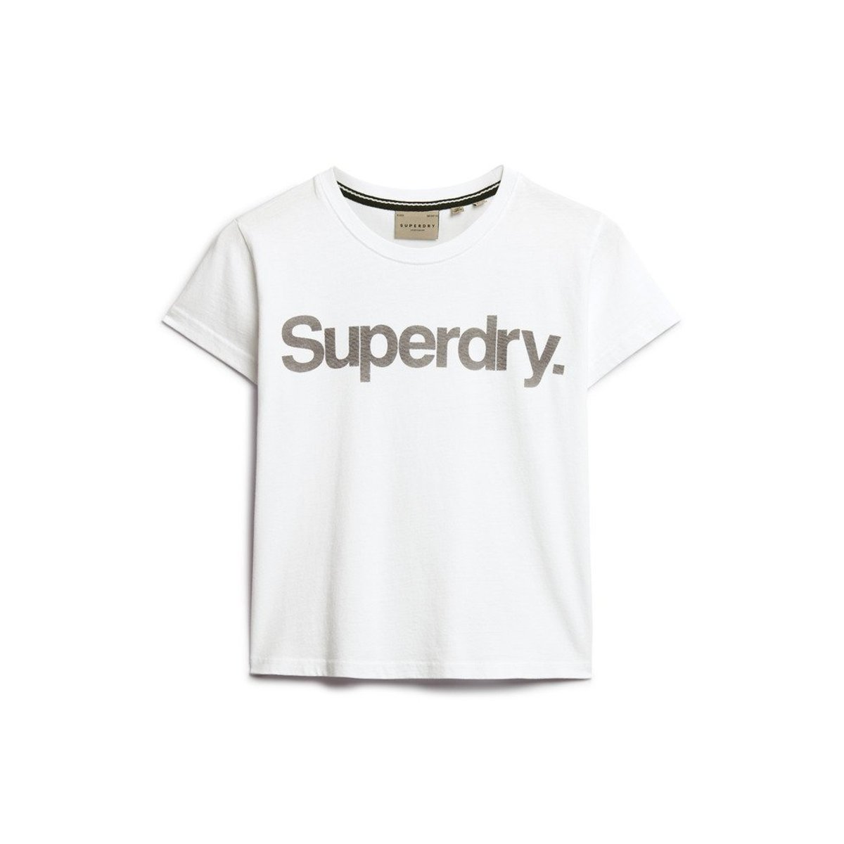 T-shirt Core Logo City blanc éclatant, SUPERDRY