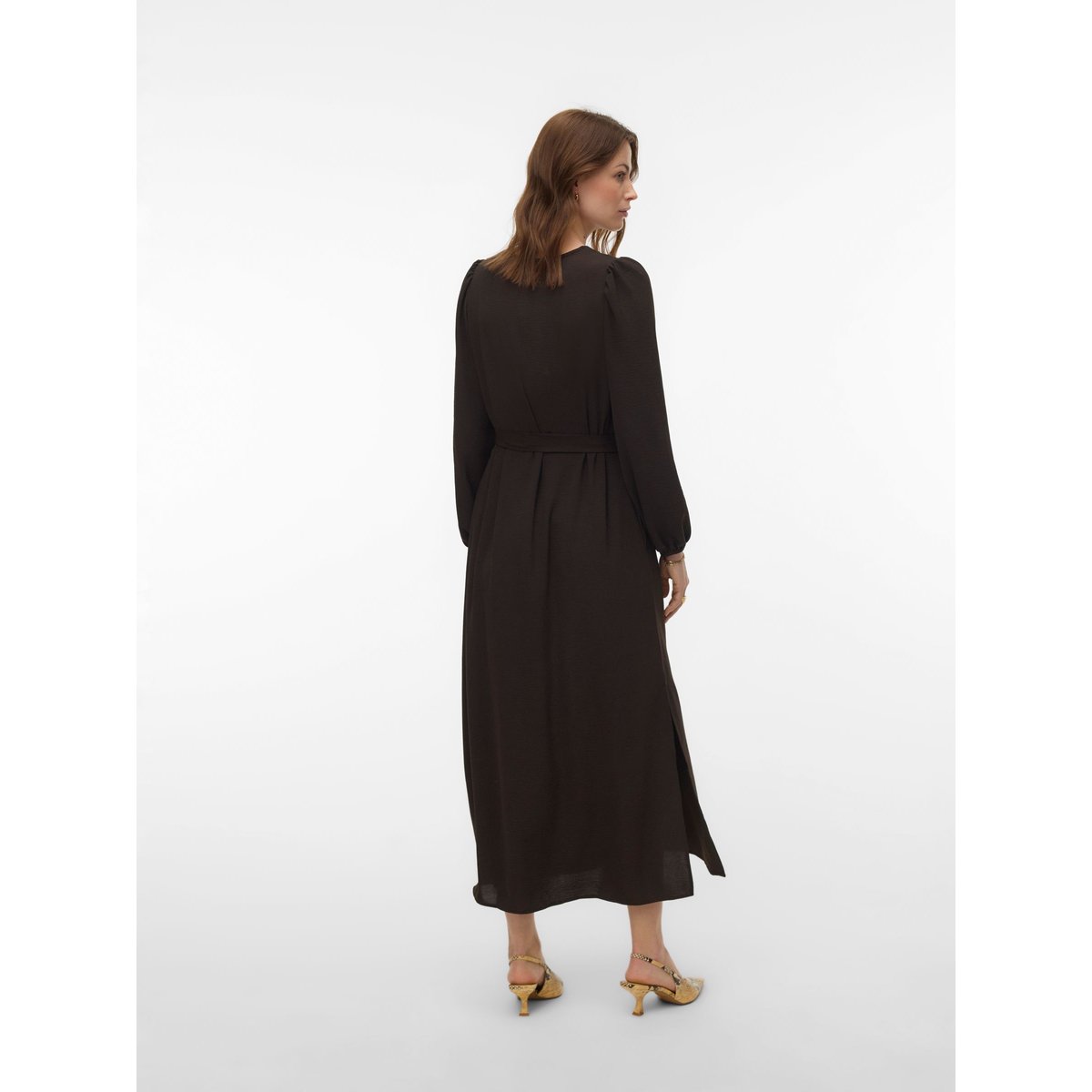Robe marron - chocolate torte 1, VERO MODA