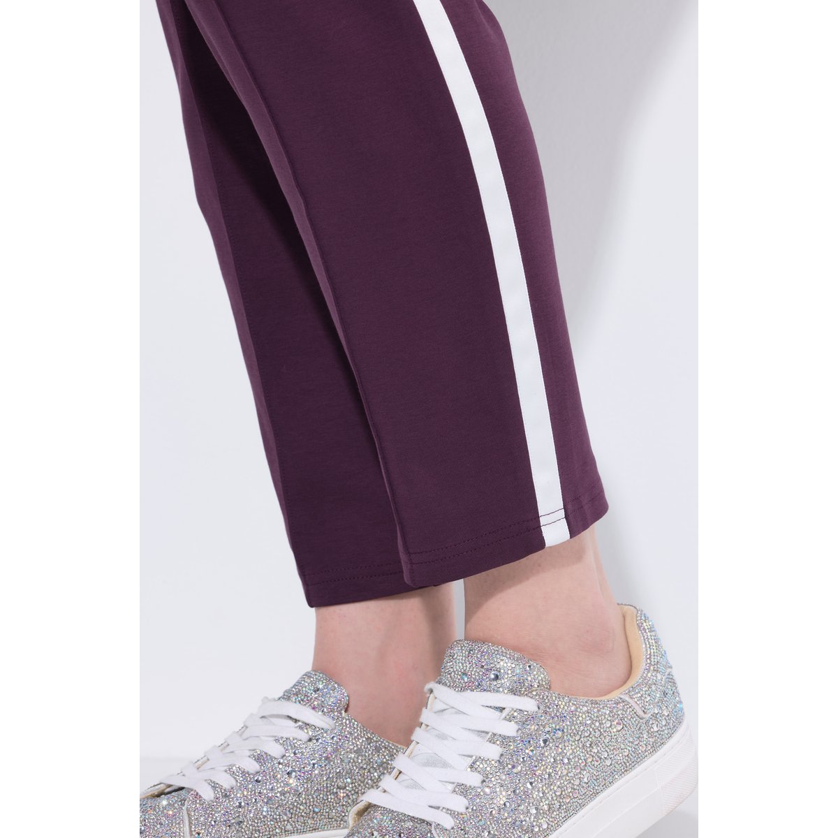 Pantalon point de Rome prune foncé, ULLA POPKEN