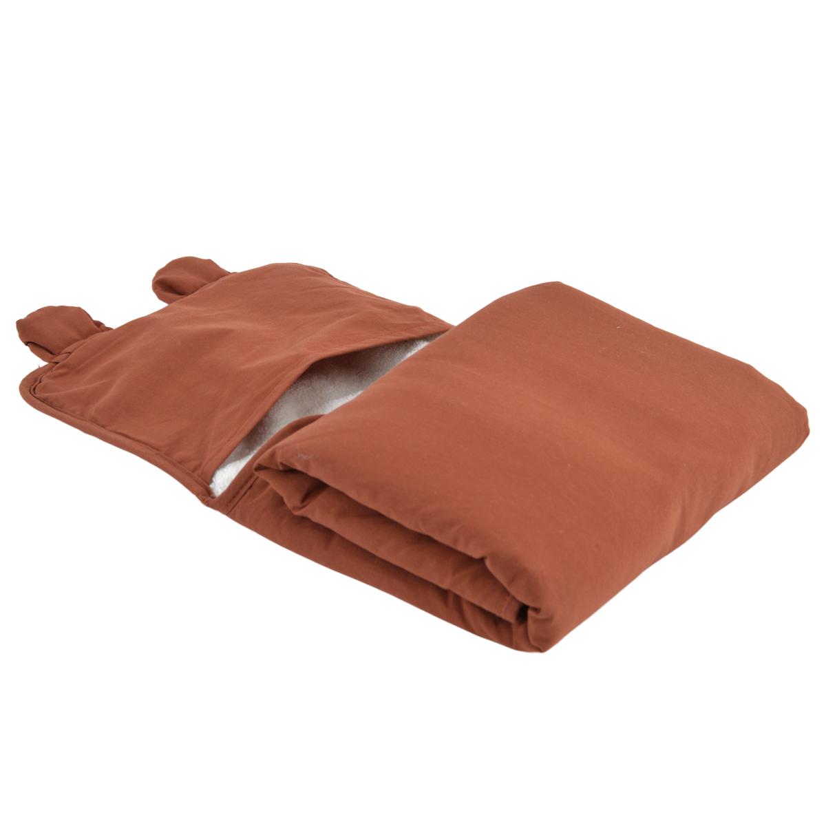 Tapis à langer de voyage coton bio OURSON tonka, LITTLE CREVETTE