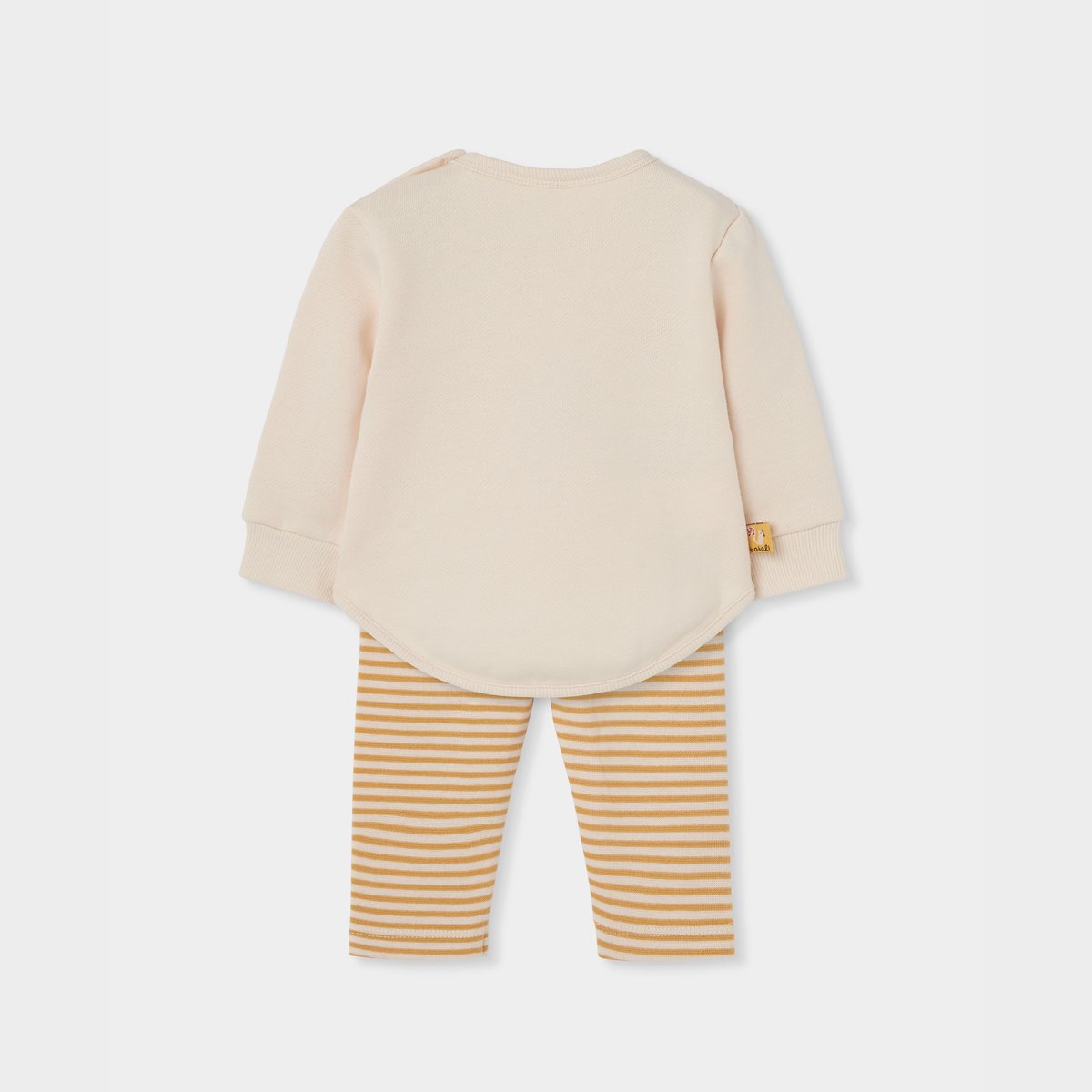 Ensemble bébé fille en maille brodé écureuil blanc, BOBOLI