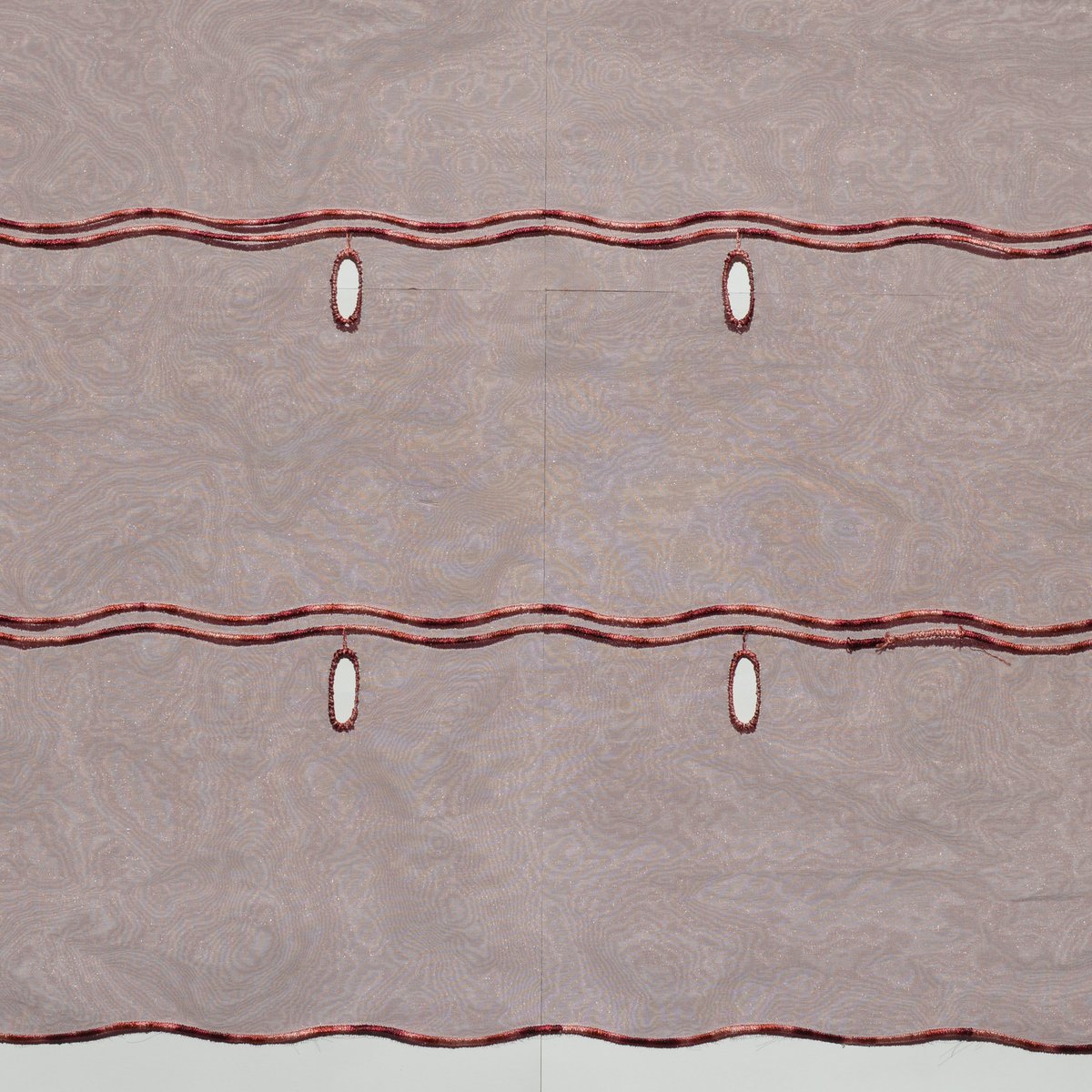 Modulable organza uni bordeaux, HOME MAISON