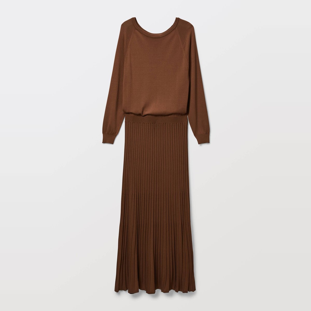 Robe en maille manches longues perdrix, MONOPRIX