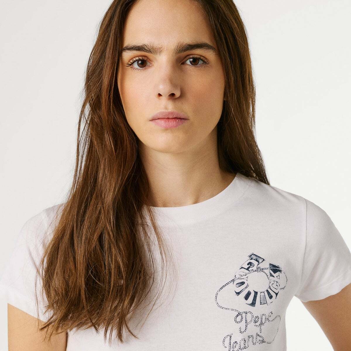 T-Shirt Avec Imprimé Graphique blanc, PEPE JEANS