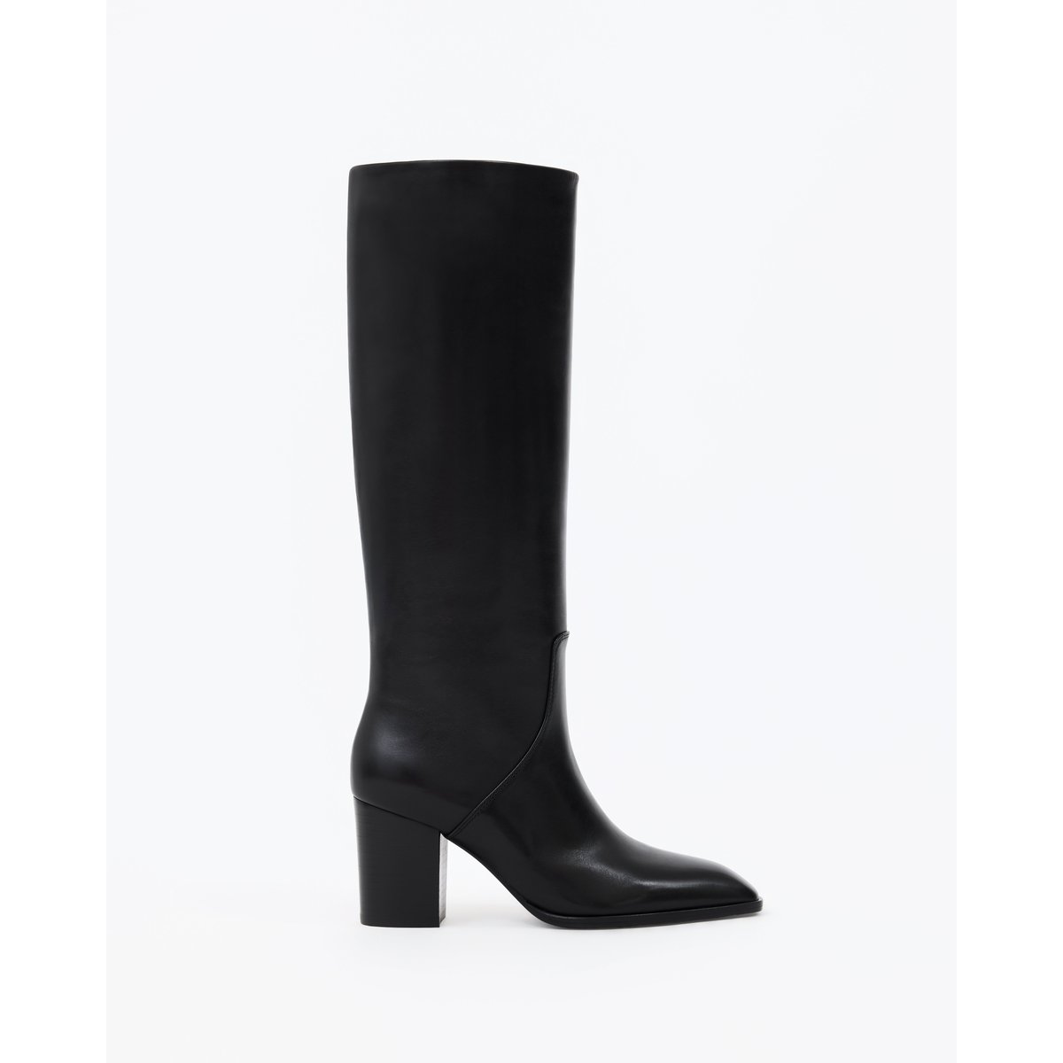Bottes à talon bloc ARAN noir, MI MAI