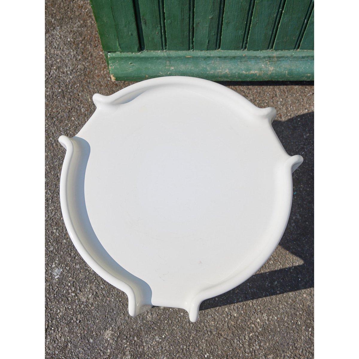 Table basse design blanche Donna N°1088 - Bon état blanc, DEBONGOUT