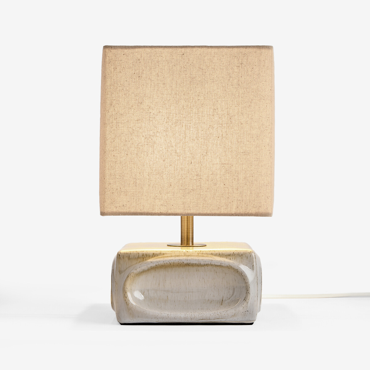 MADE.COM Nell Stacked Table Lamp cream, MADE