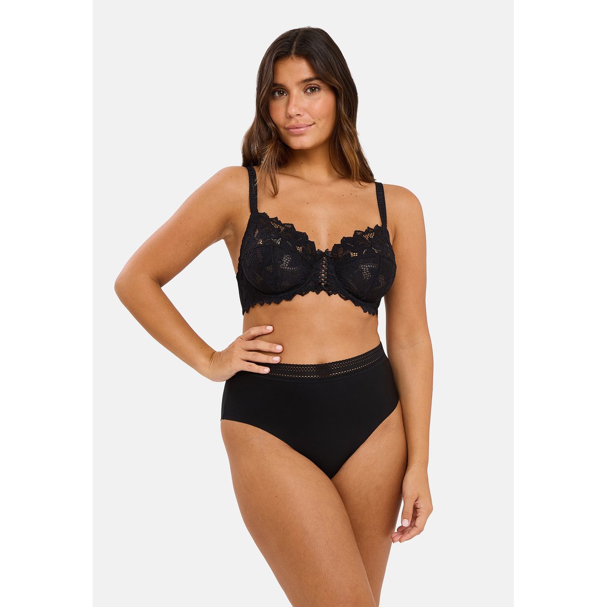 Lot de deux culottes INVISIBLE COTON noir & noir, SANS COMPLEXE