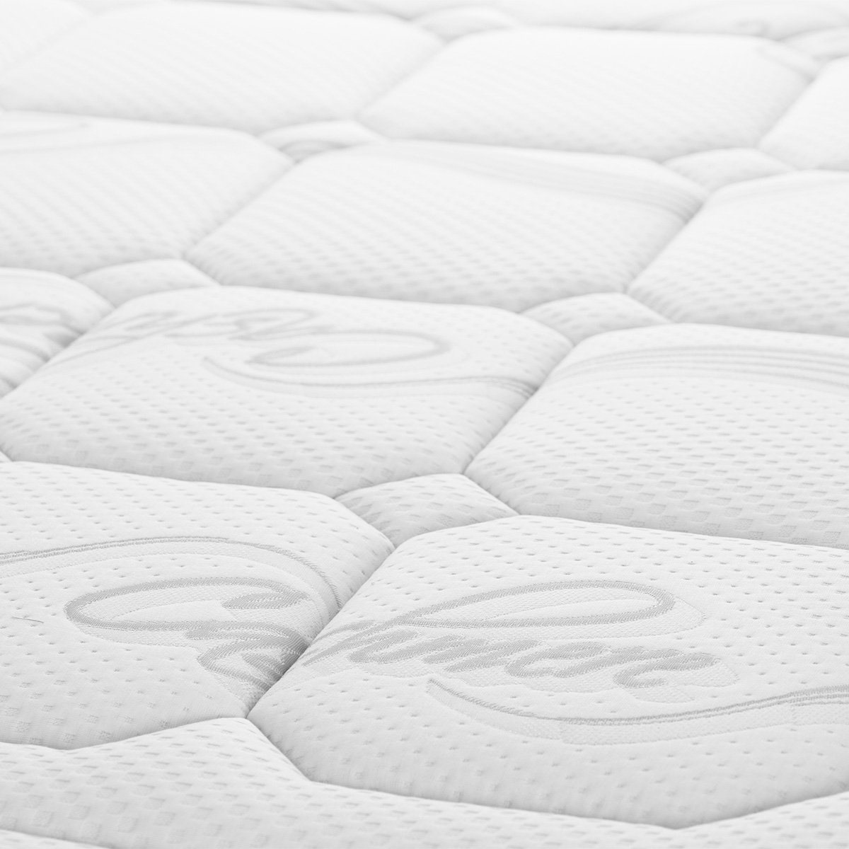 Matelas Hybride 28 cm CONCORDE II - 90x190 cm blanc, BELLECOUR