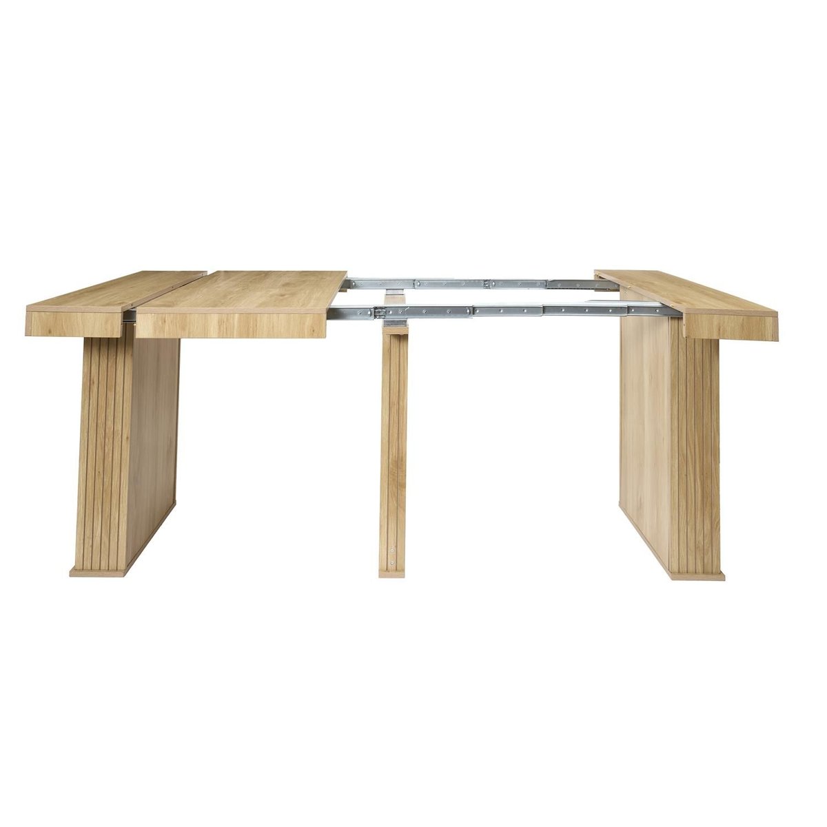 Console table extensible 2 à 10 places SAULK beige, THE HOME DECO FACTORY