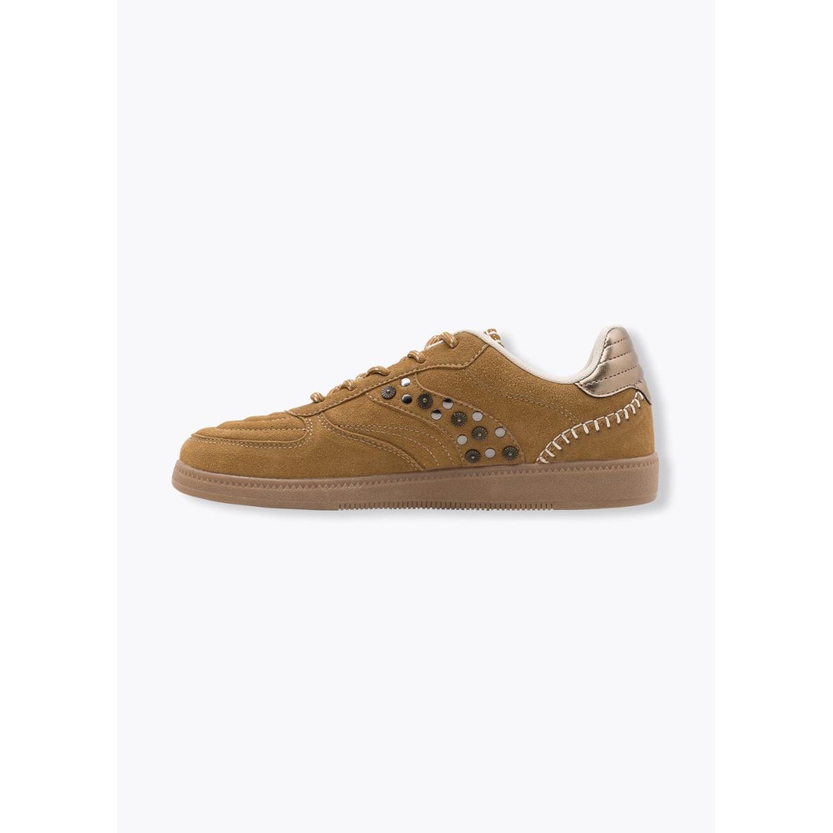 Baskets cloutées camel, PROMOD