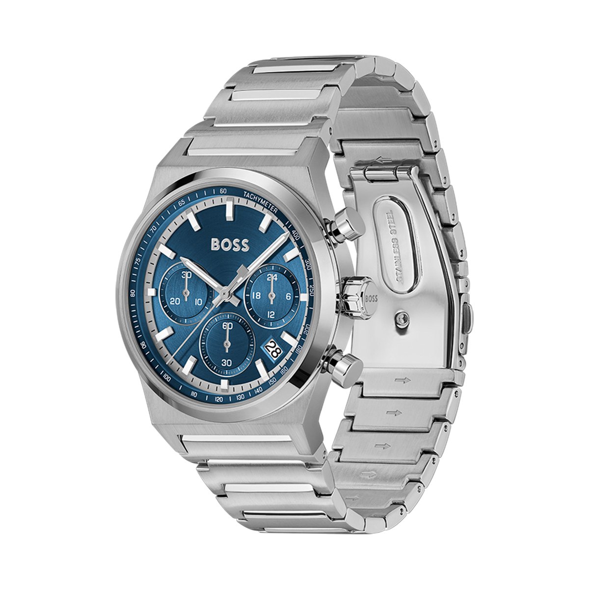 Montre Analogique CANDOR CHRONO argenté argenté argenté, BOSS