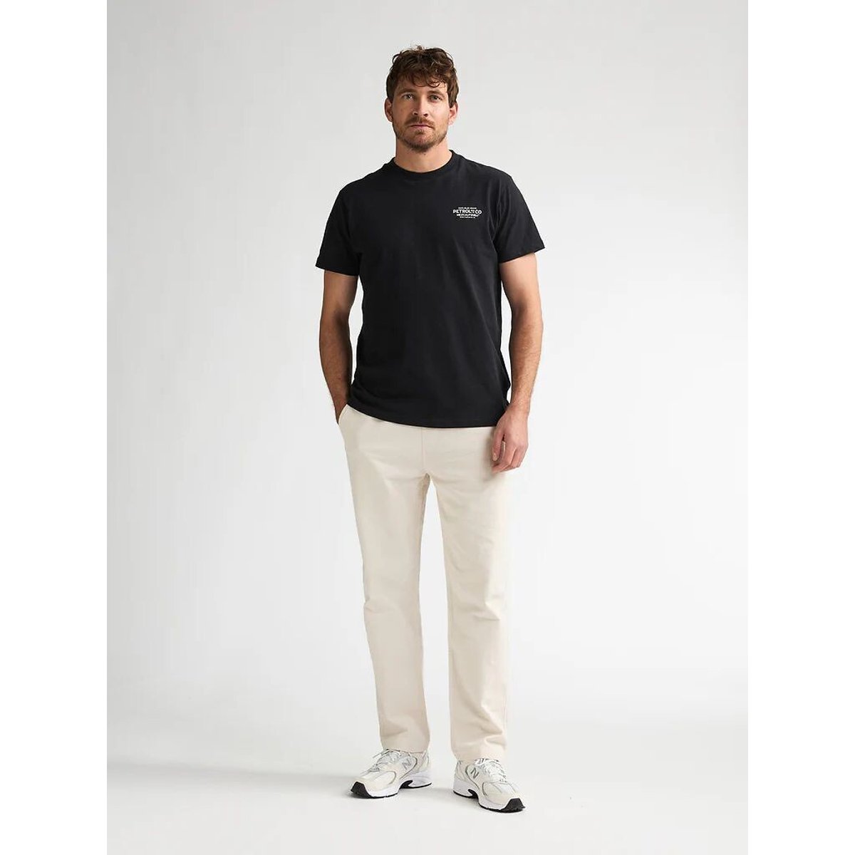 Pantalon droit crème, PETROL INDUSTRIES