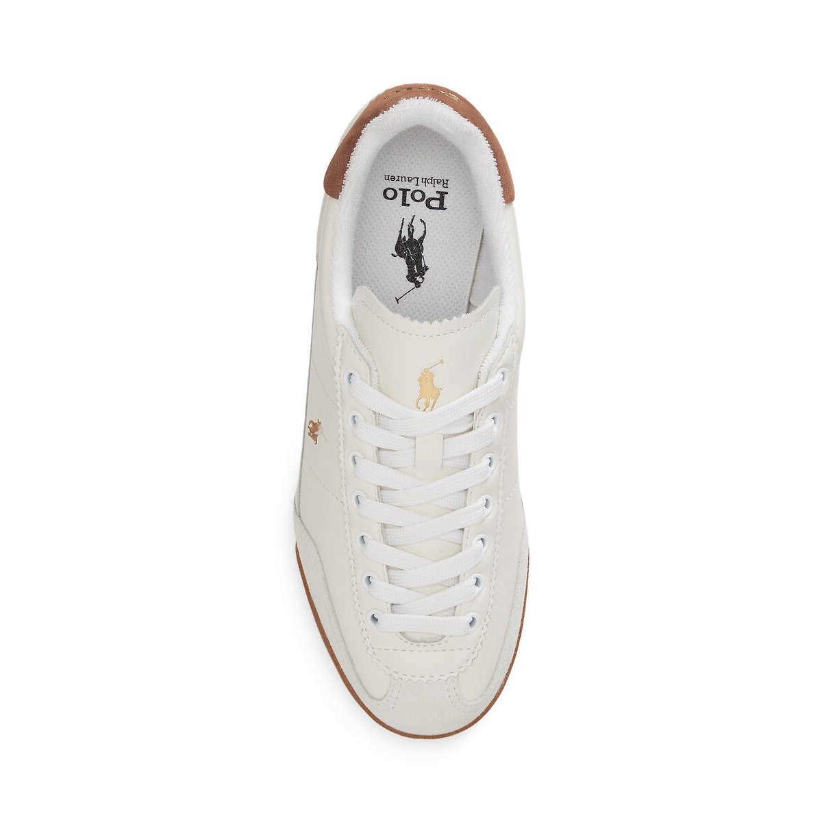 HESTER leren sneakers ecru, POLO RALPH LAUREN