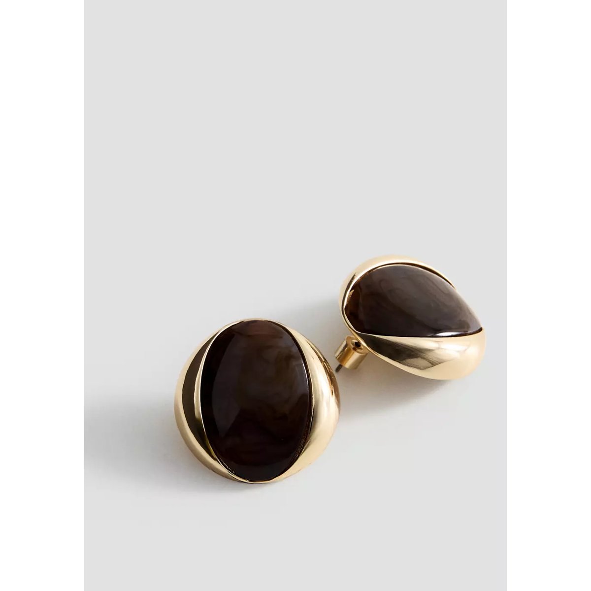 Boucles d'oreille pierres or, MANGO