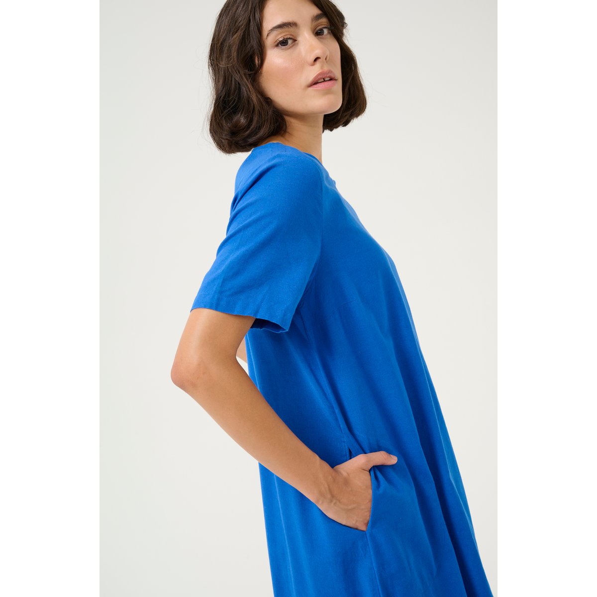 Dress bleu turkish sea, KAFFE