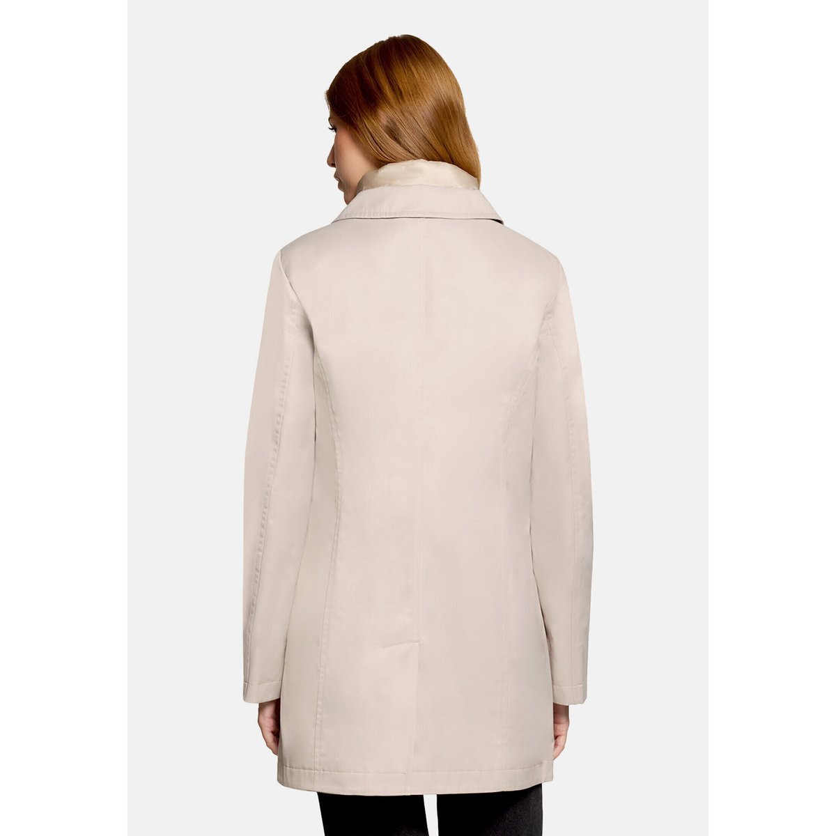 Manteau d'été à col à revers gris clair, GIL BRET