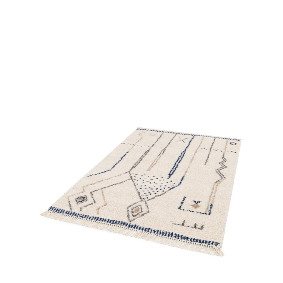 Tapis d'inspiration berbère- RUNA multicolore, DRAWER
