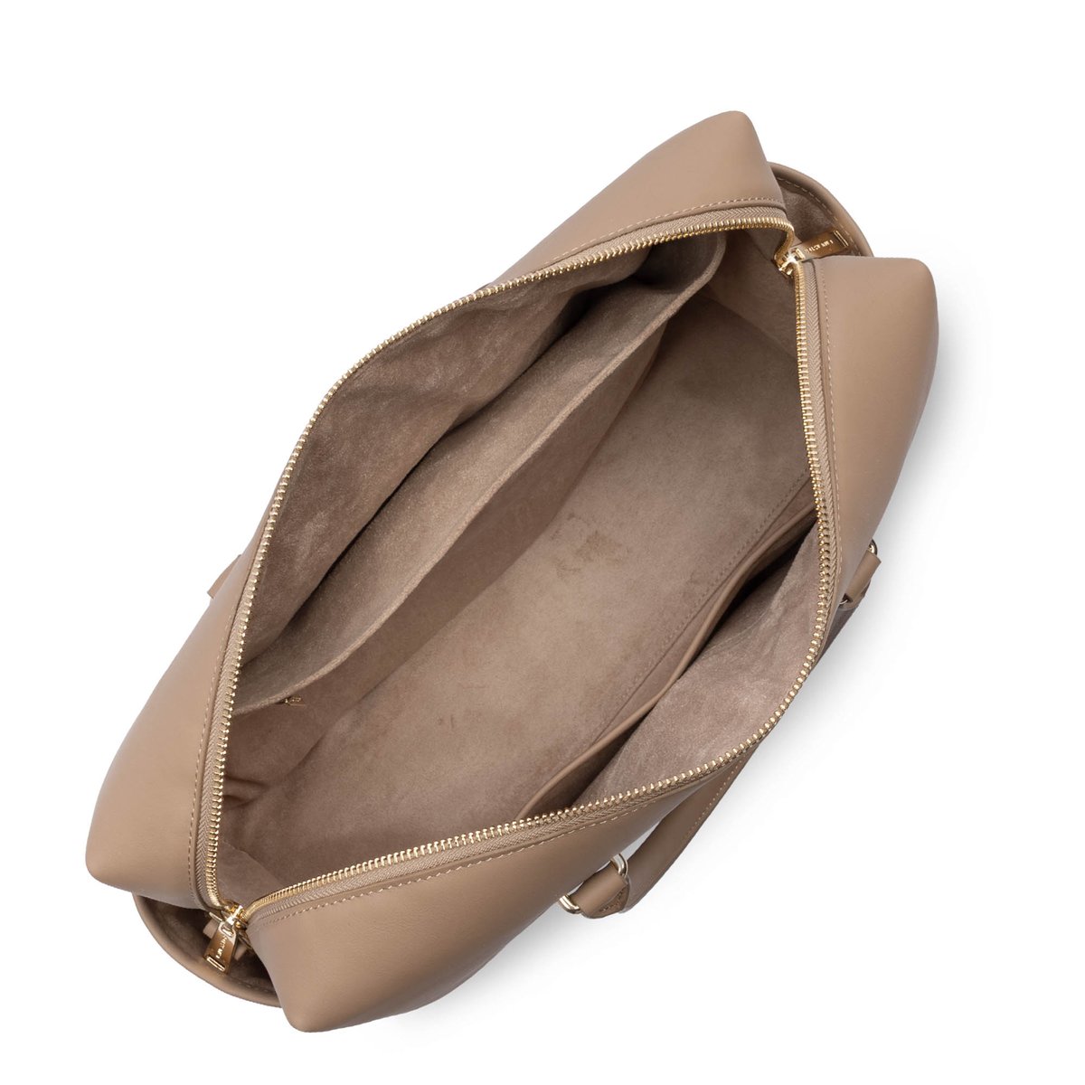 Grand sac cabas main DONNA CUBE praline, LANCASTER