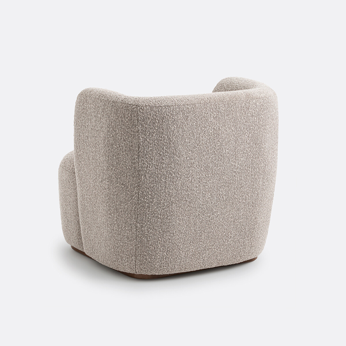 Fauteuil bouclette, Nidou gris chiné, LA REDOUTE INTERIEURS