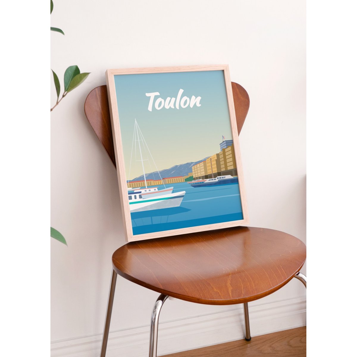 Affiche ville Toulon blanc, L'AFFICHERIE