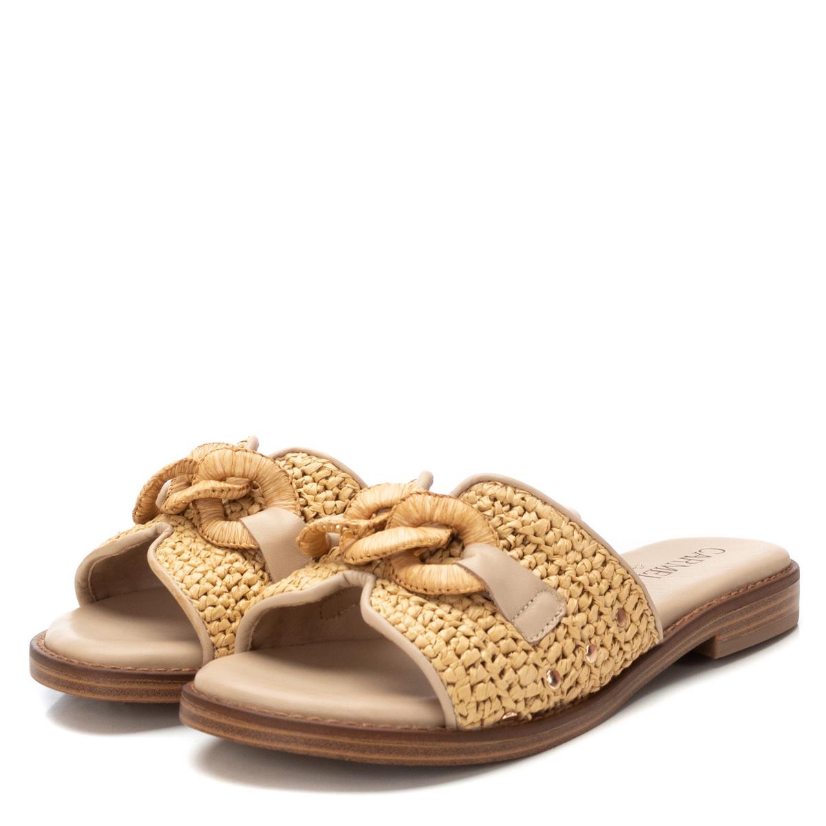 Sandale Plaine beige, CARMELA