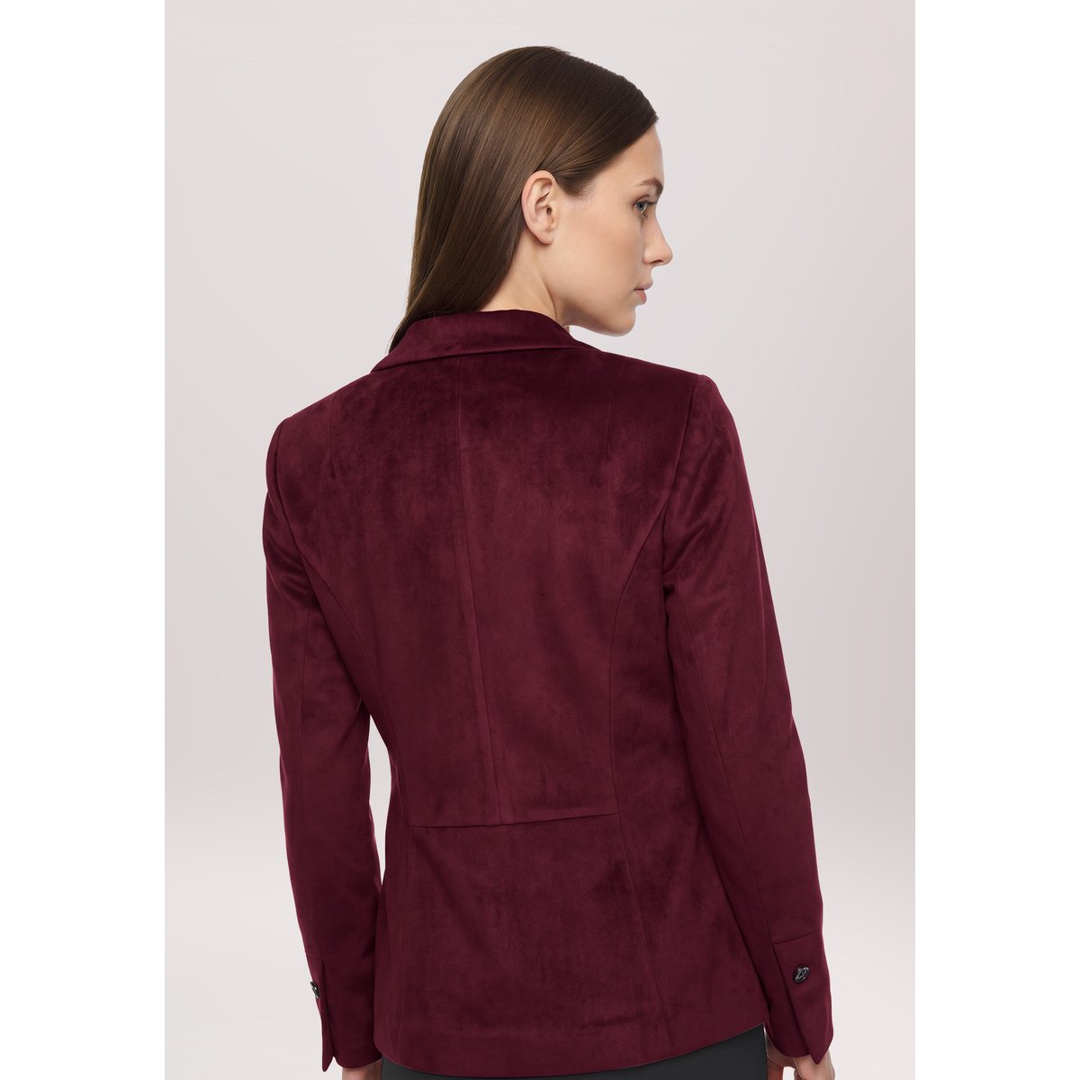 Blazer court à manches longues maroon banner, BETTY BARCLAY